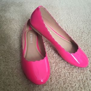 EUC Espirit girls hot pink shoes size 6.5